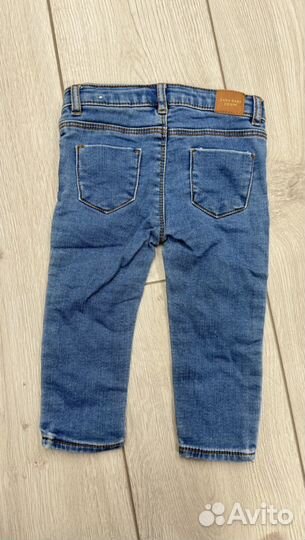 Джинсы zara новые 12-18 мес 86-92