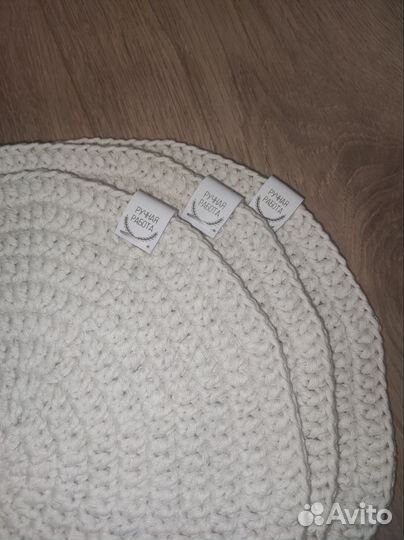 Салфетки сервировочные ручной работы