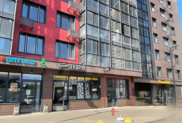 Свободного назначения, 55 м²
