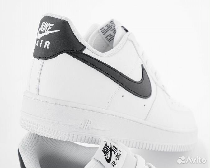 Мужские Кроссовки Nike Air Force 1 ’07 White Black