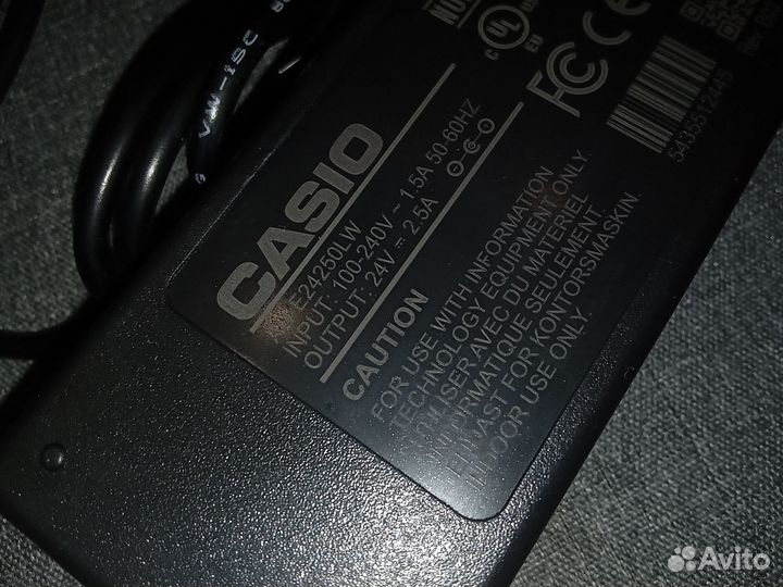 Блок питания синтезатора Casio PX-780M (24V 2.5A)