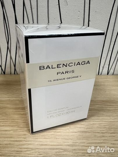 Balenciaga balenciaga 10 avenue george V 30 мл
