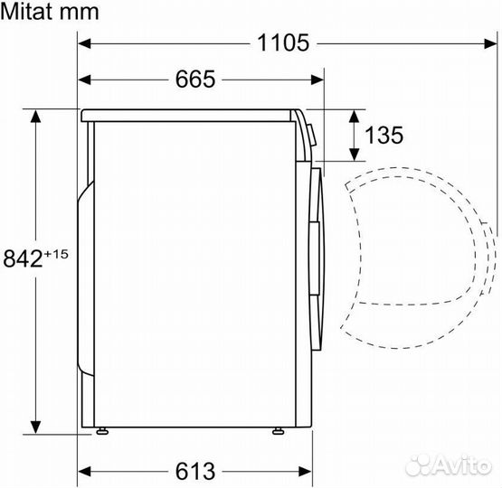 Новая сушильная машина Bosch WTU8769SSN Serie 6 EU