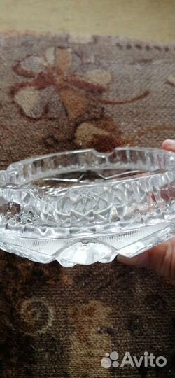 Пепельница хрусталь, посуда