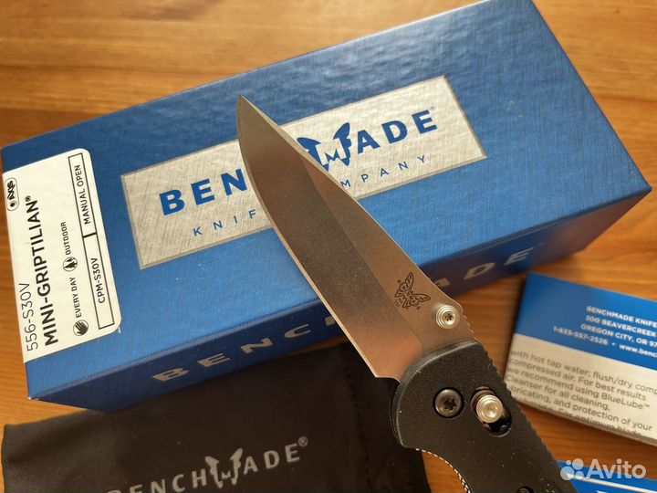 Нож Benchmade Mini Griptilian 556-S30V Оригинал