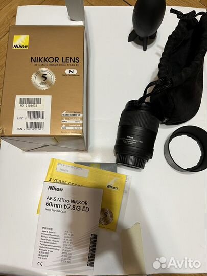 Объектив Nikon macro 60 2.8