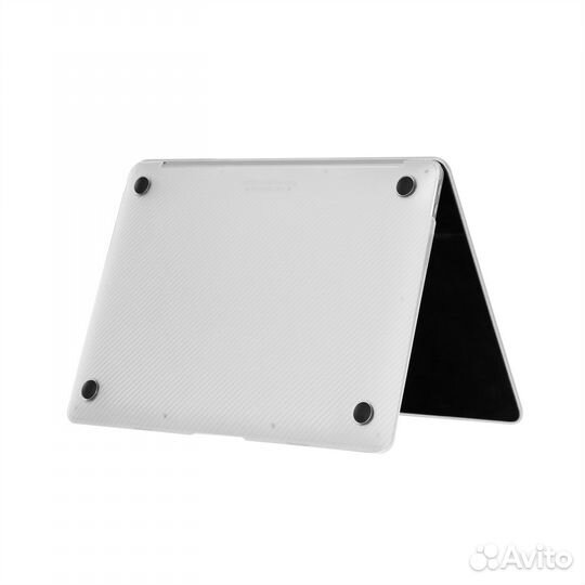 Чехол для MacBook 12 белый карбон
