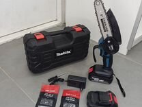 Аккумуляторная цепная мини пила makita 6д 2цепь