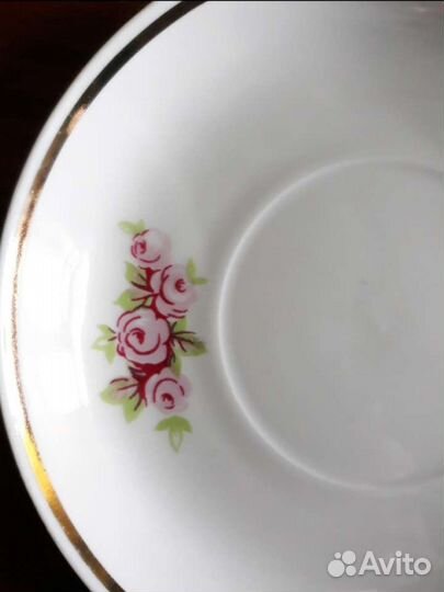 Блюдце фарфор из сервиза СССР