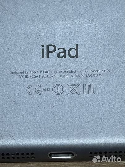 iPad mini 2 A1490 на запчасти заблокирован