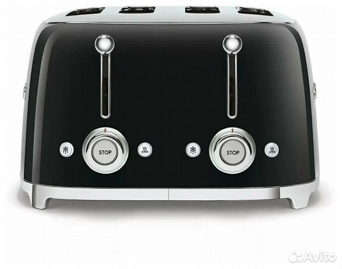 Тостер Smeg TSF03bleu, черный