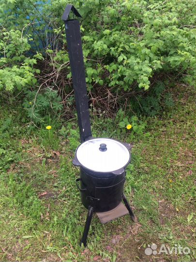 Казан и печка