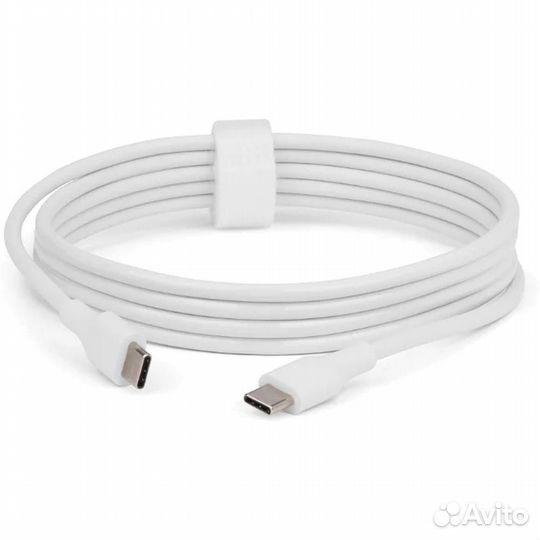 Кабель Type C-Type C 1.5m белый TopON #290410