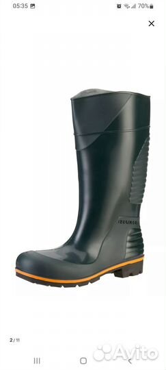 Резиновые сапоги 36/37 23.5 пвх