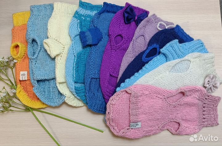 Одежда для собак и кошек, свитера, комбинезоны