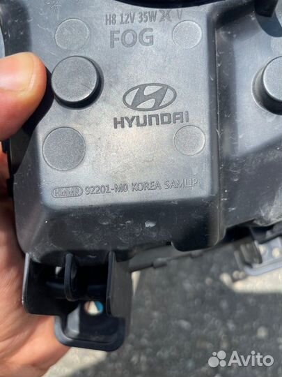 Фара противотуманная левая Hyundai Creta