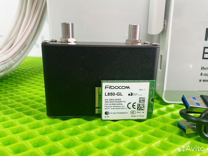 Усиление интернета с 4G модемом Fibocom CAT9
