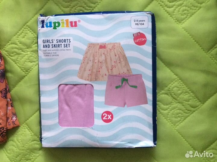Наборы на девочку, шорты и юбка
