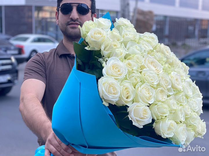 Розы красные 25 35 45 55 роз 101 роза букет цветы