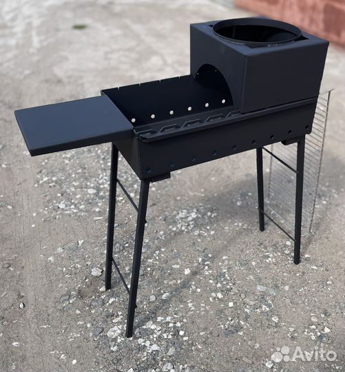 Мангал загнутый разборный 4 мм