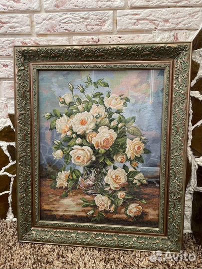 Картина вышитая крестом 