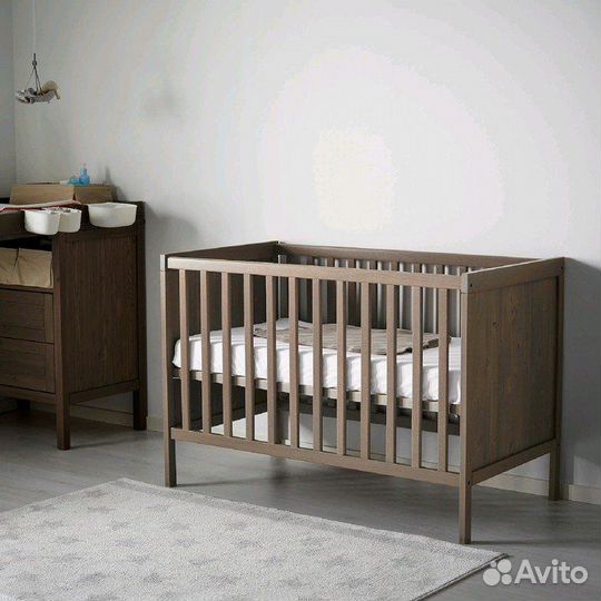 Детская кроватка IKEA сундвик