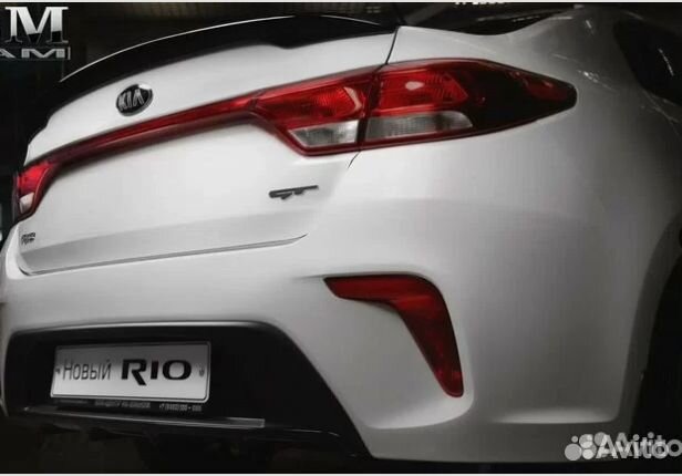 Бампер задний все цвета Kia Rio 4 2017-2020