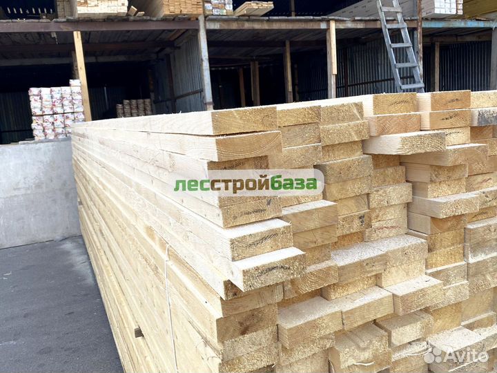 Доска обрезная 50х200х6000