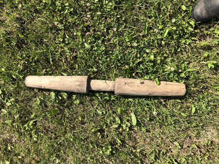 Деревянный старинный предмет, для интерьера