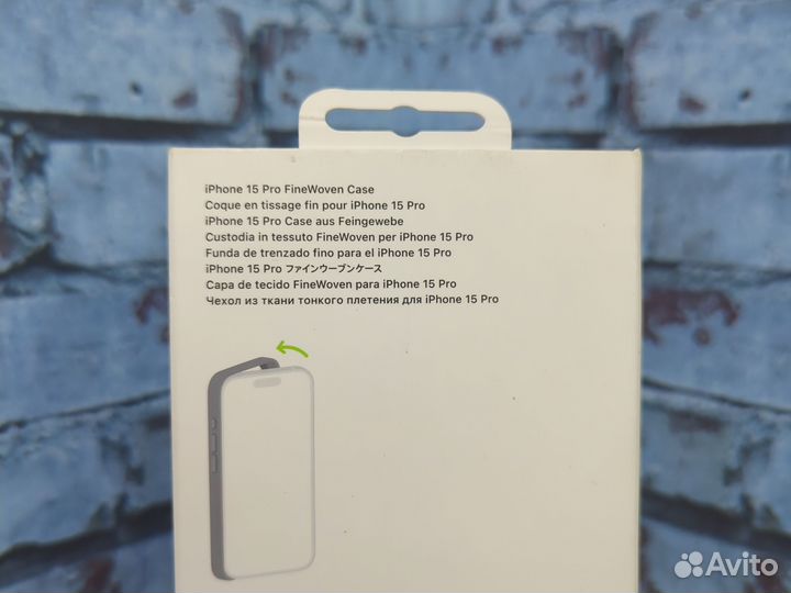iPhone 15 Pro FineWoven case black