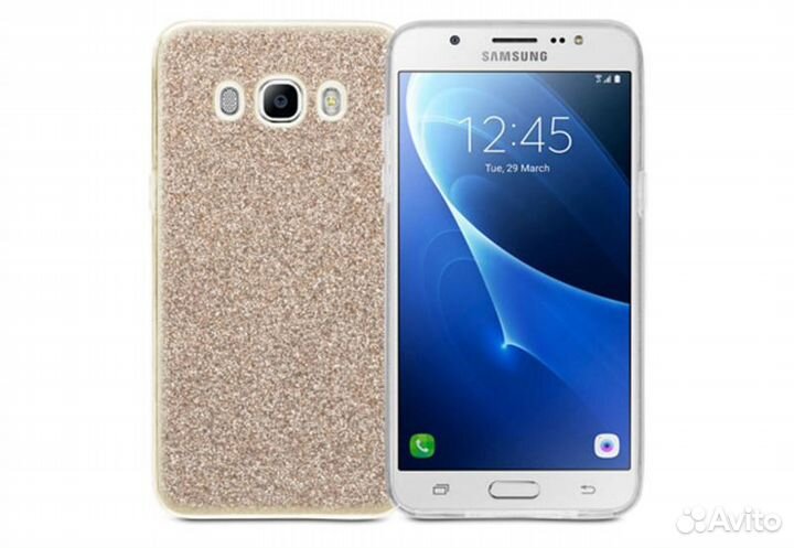 Чехол-накладка Samsung J5 (2016) Серебристый