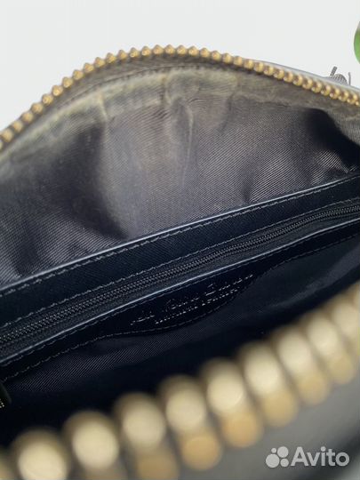 Сумка женская натуральная кожаная черная