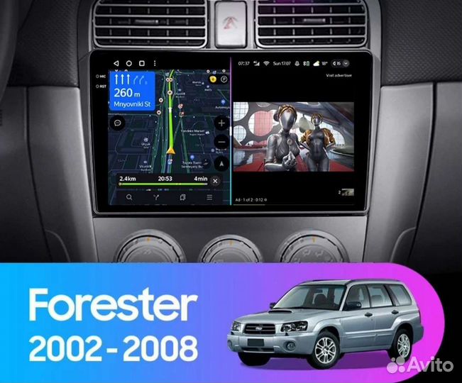 Магнитола для Subaru Forester sg2