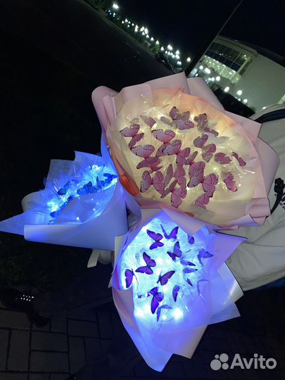 Бабочки букет корзинка