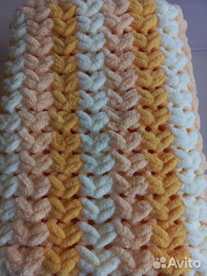 Деский вязаный плед