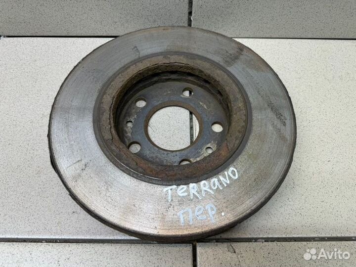 Диск тормозной передний вентилируемый левый Nissan