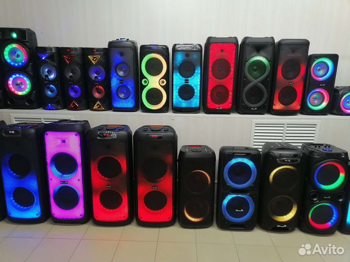 Портативные блютуз колонки с гарантией