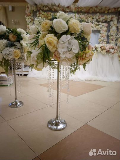 Композиции с декоративными цветами