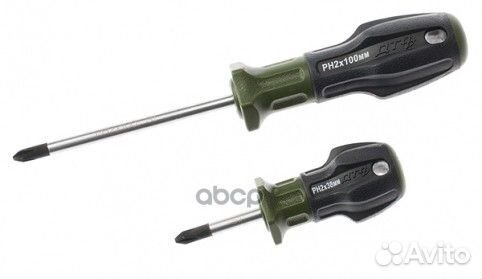 Отвертка крестовая трехкомпонентная рн0*150мм 7