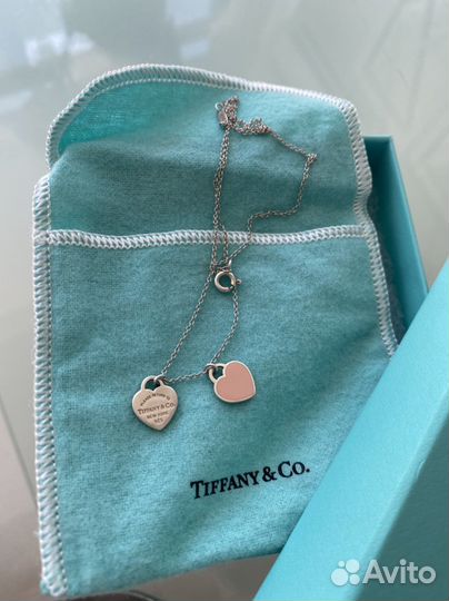 Цепочка с кулоном Tiffany co оригинал