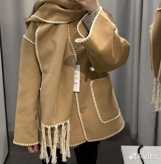 Пальто пончо