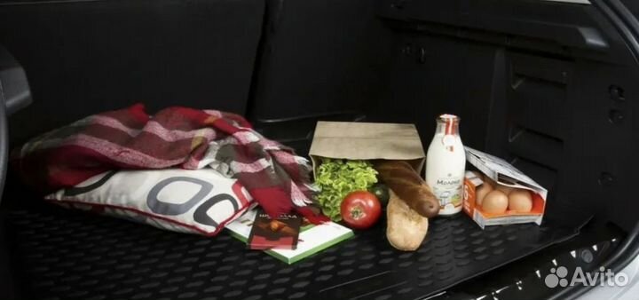 Коврик в багажник Skoda Yeti 5L7 2009 пластик