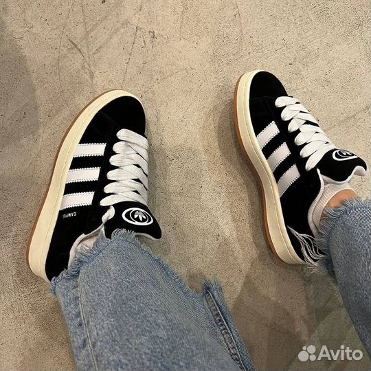 Новые кроссовки Adidas campus кеды черные