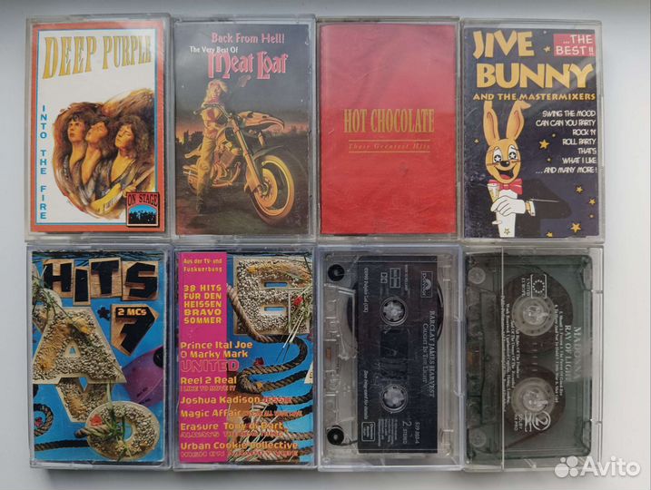 Кассеты коллекция 63 шт