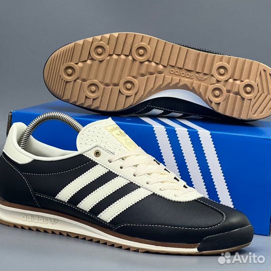 Adidas SL 72 Core Black Leather Черные