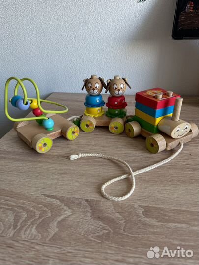 Паровозик каталка
