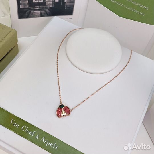 Van cleef колье из золота 750 пробы