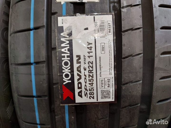 Yokohama Advan Sport V107 285/45 R22 и 325/40 R22