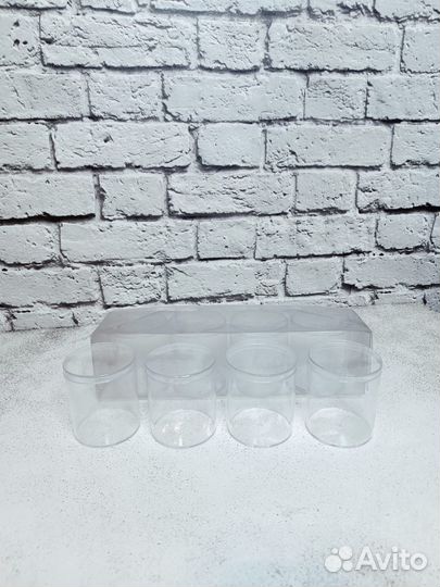 Коробка + банки пластиковая подарочная упаковка