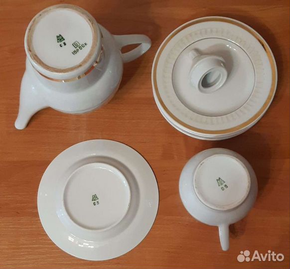 Кофейный сервиз Минский фарфоровый завод СССР